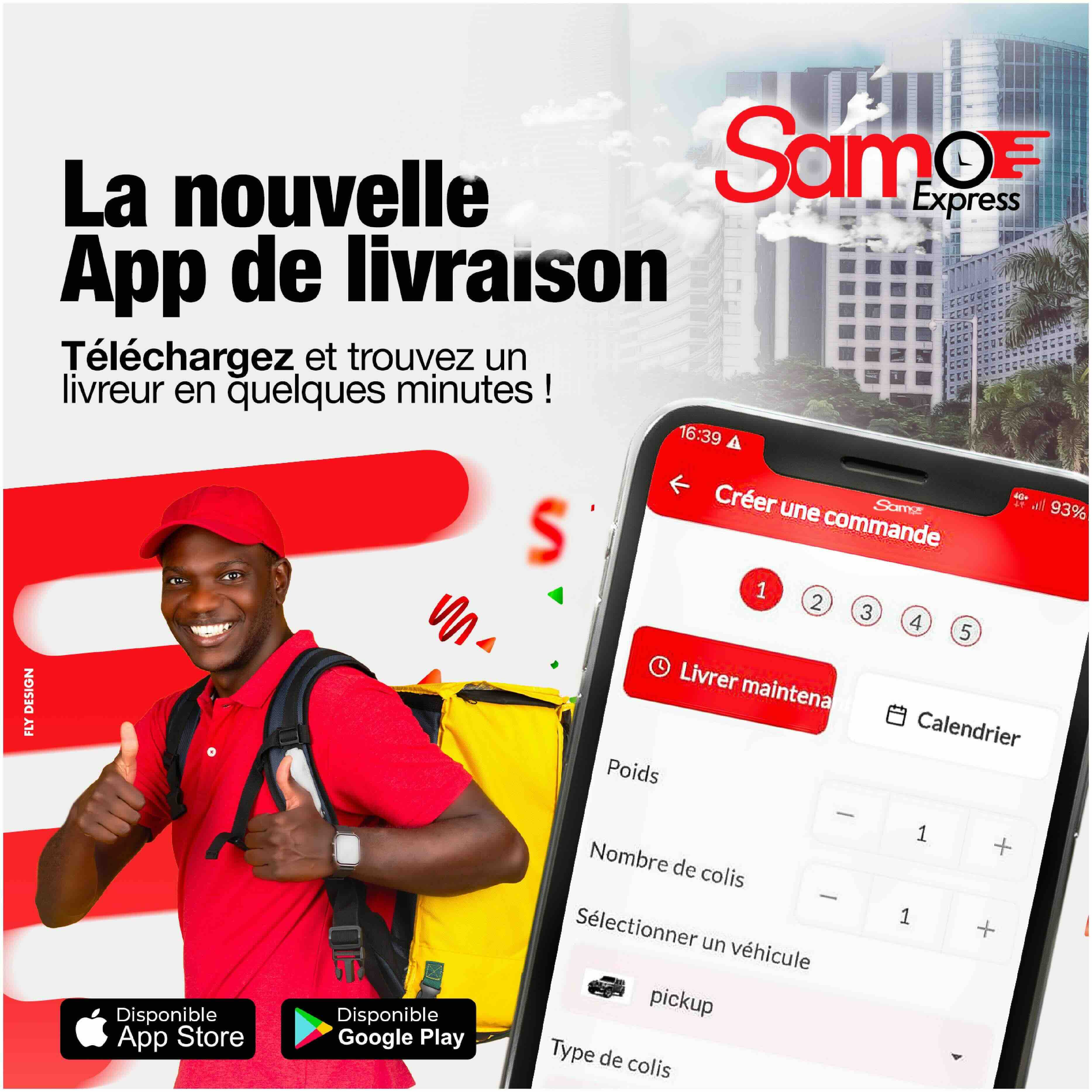 Samo Express - Applications visuelles